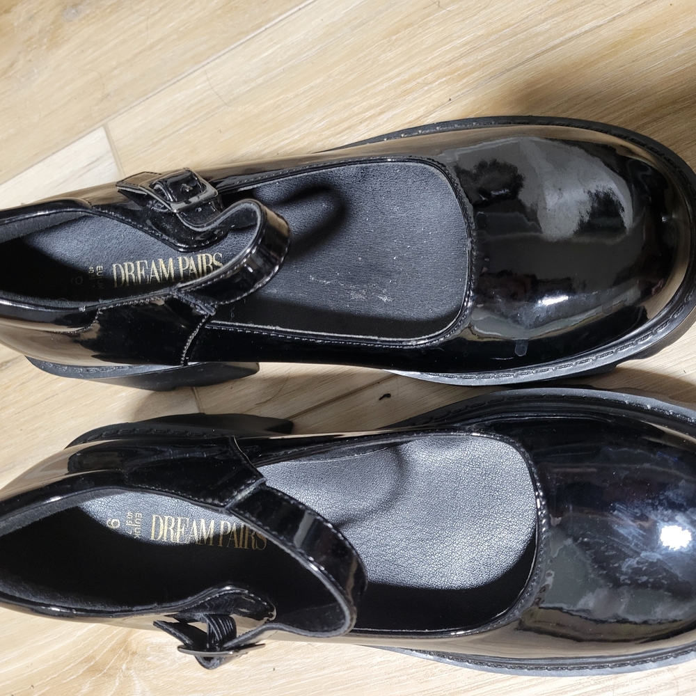 Dream Pairs Black Patent Mary Jane Shoes